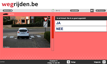 Auto theorie examen oefenen