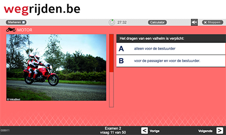 Motor examens oefenen