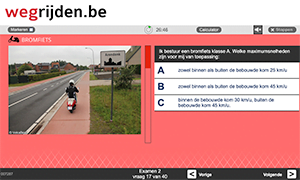 Scooter examen theorie